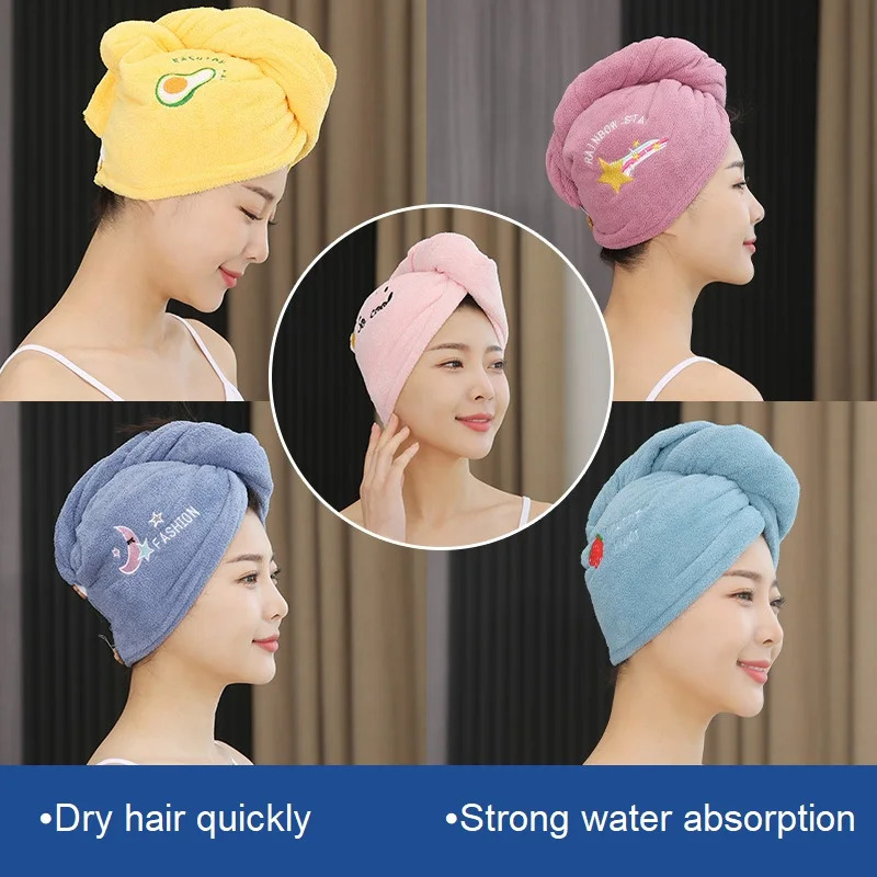 1Pcs Embroidery Style Hair Dry - Embroidery Towel avaliação e preço