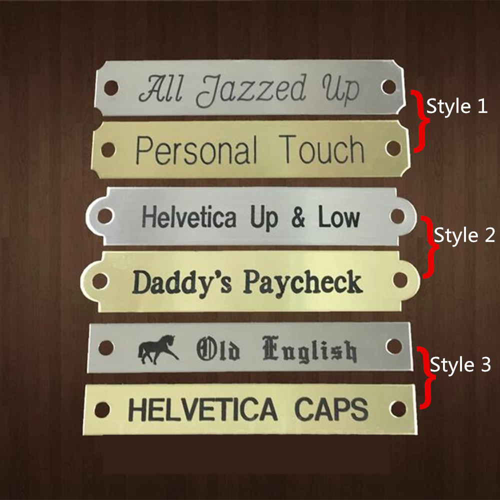 2pcs Custom Horse Name Marting - Embroidery Alphabet avaliação e preço