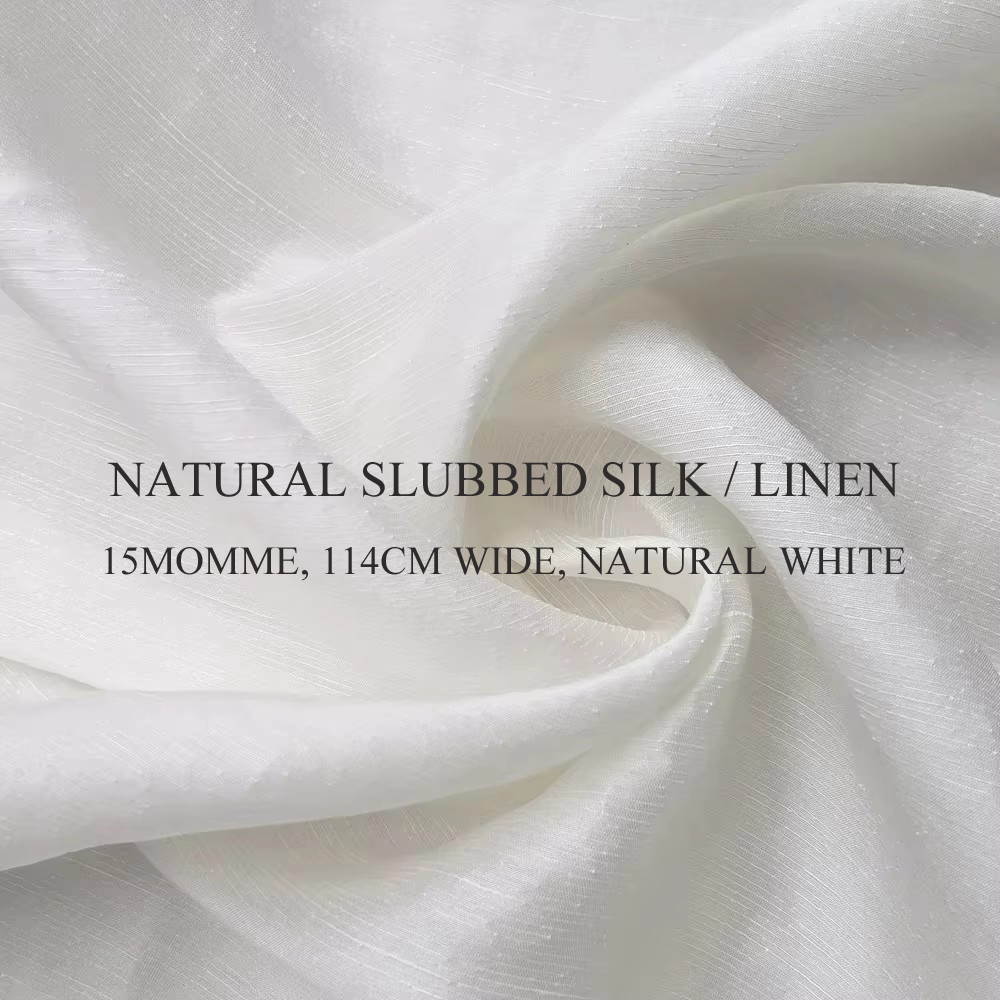Mulberry Silk Linen 45'' Wide  - Linen Fabric Natural avaliação e preço