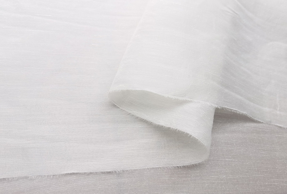 Mulberry Silk Linen 45'' Wide  - Linen Fabric Natural avaliação e preço