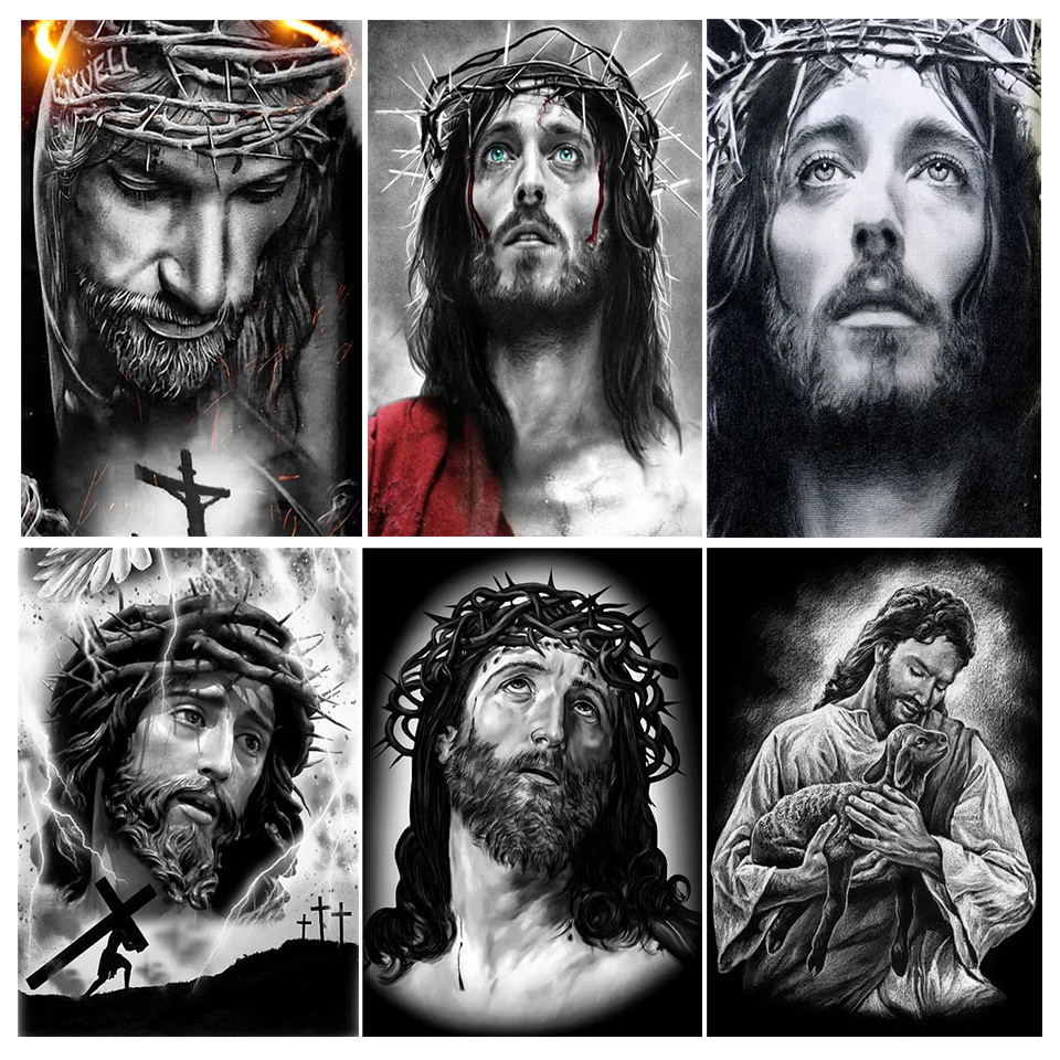 Jesus 5D DIY Diamond Painting  - Embroidery Jesus avaliação e preço