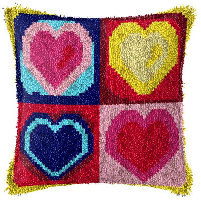 Rainbow Love Series Latch Hook - Embroidery Cross Stitch Patterns avaliação e preço