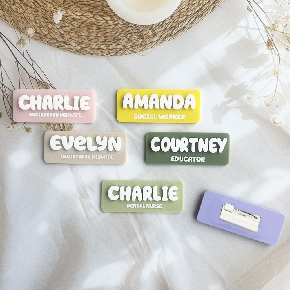 Custom Name Brooch Personalize - Embroidery Names avaliação e preço
