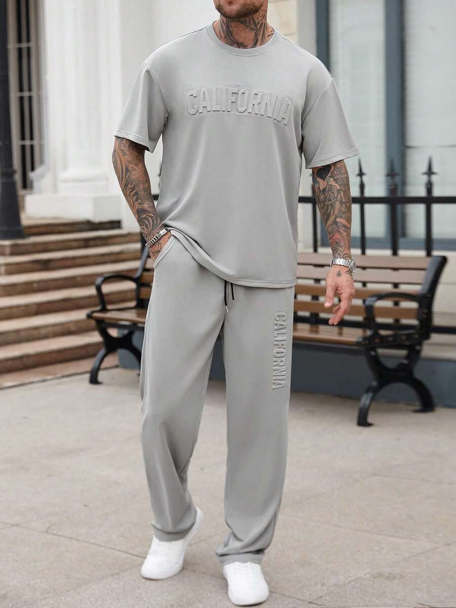 Mens Casual Solid Color Letter - Embroidery Shirt avaliação e preço