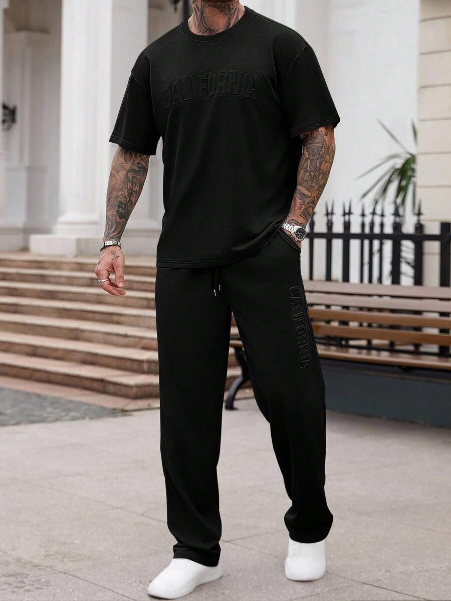 Mens Casual Solid Color Letter - Embroidery Shirt avaliação e preço
