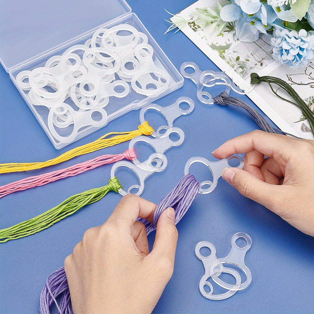 40Pcs Acrylic DIY Craft Embroi - Embroidery Floss avaliação e preço