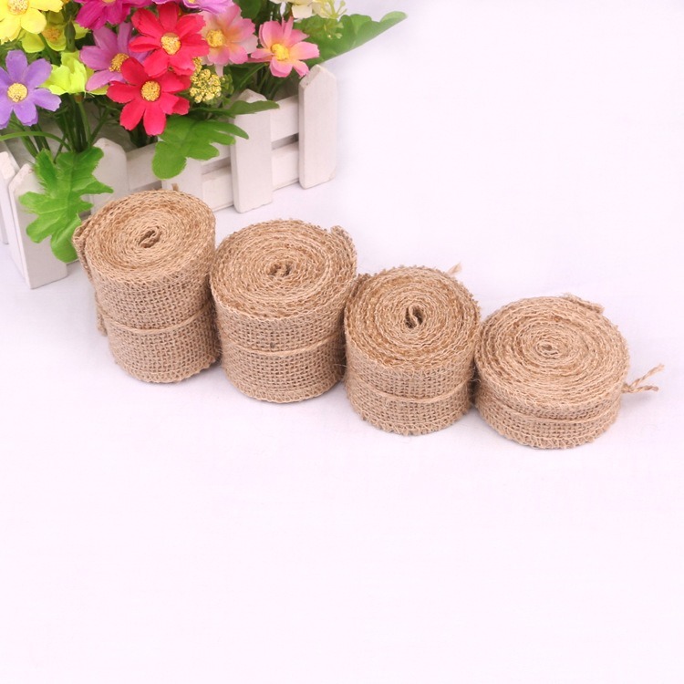 5-30CM natural jute linen fabr - Linen Fabric Natural avaliação e preço