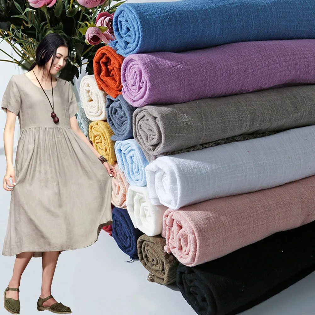 Soft Cotton Fabric Organic Mat - Linen Fabric Natural avaliação e preço