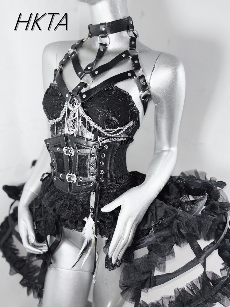 Dark Style Goth Metal Chain Wa - Embroidery Youtube avaliação e preço