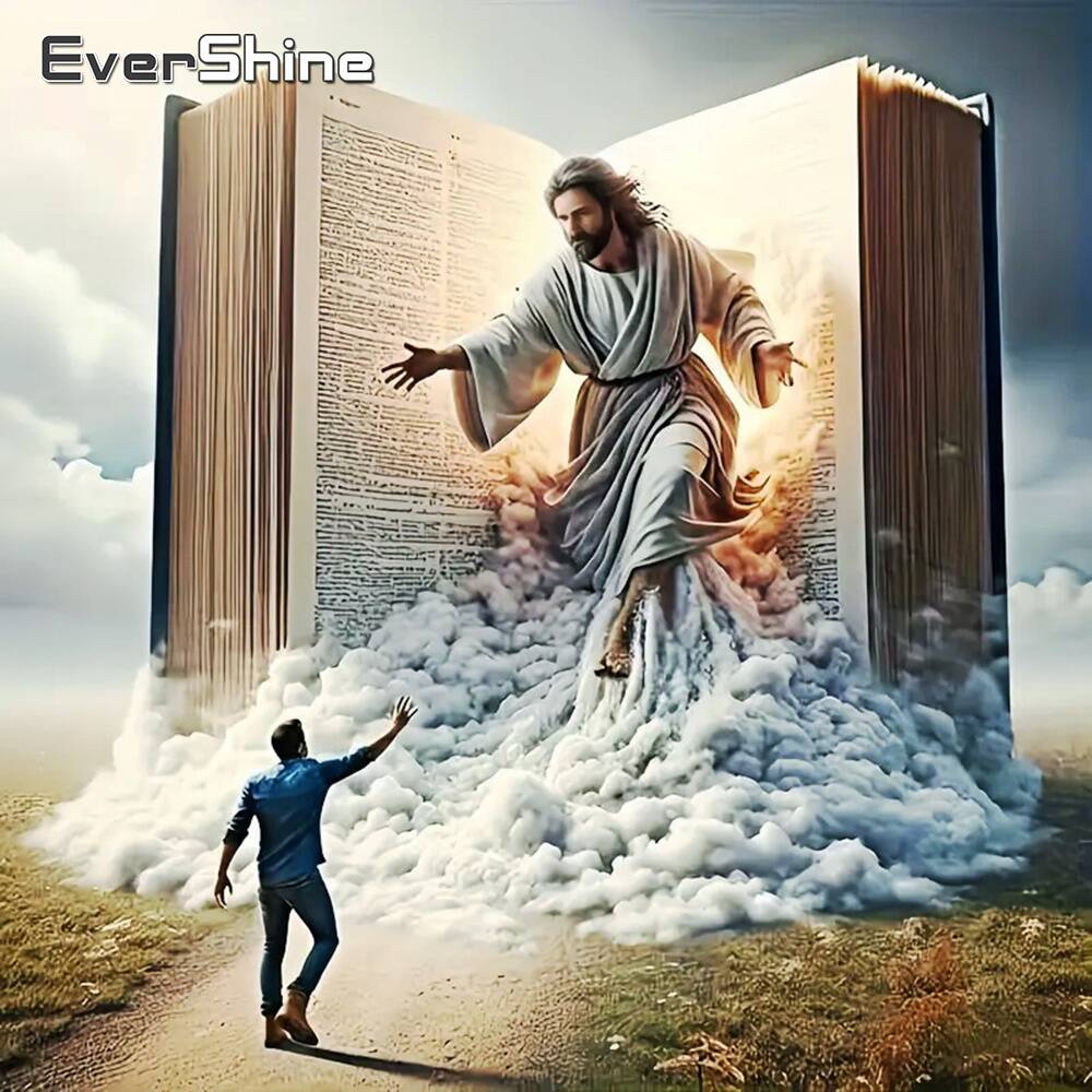 Evershine Full Square Diamond  - Embroidery Jesus avaliação e preço