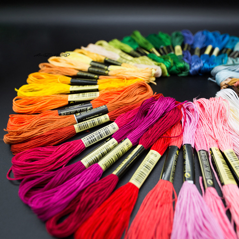 24/100/50 Multicolor Cross Sti - Embroidery Floss avaliação e preço
