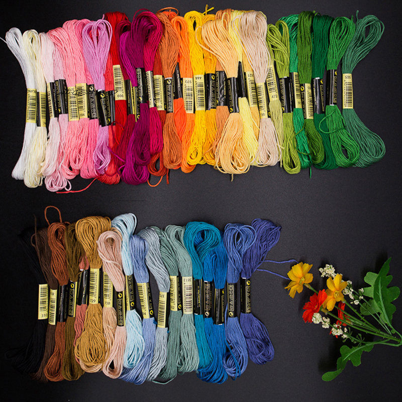 24/100/50 Multicolor Cross Sti - Embroidery Floss avaliação e preço