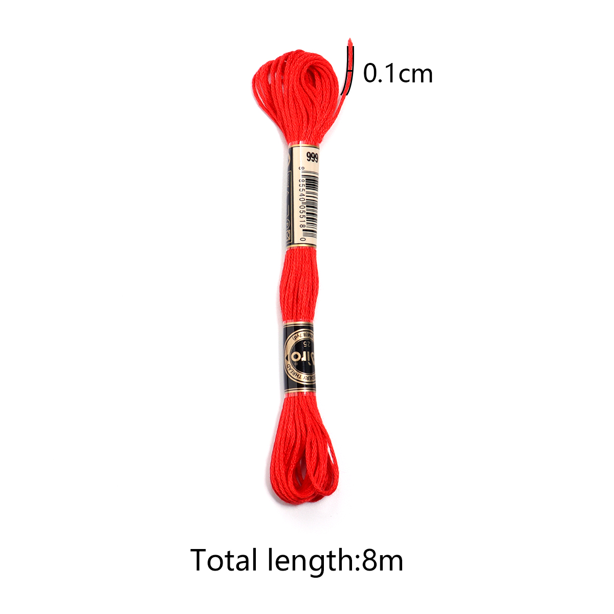 6Pcs/Lot Multicolor Polyester  - Embroidery Floss avaliação e preço