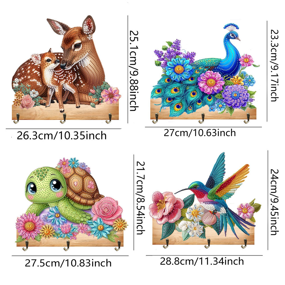 1pc/set of DIY animal diamond  - Embroidery Towel avaliação e preço