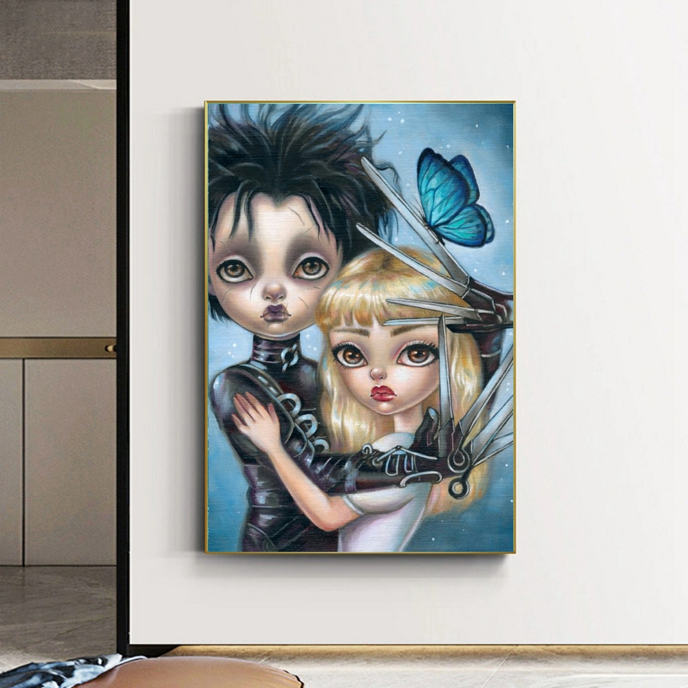 Alice in Garden Dark Gothic 5D - Embroidery Cross Stitch Patterns avaliação e preço