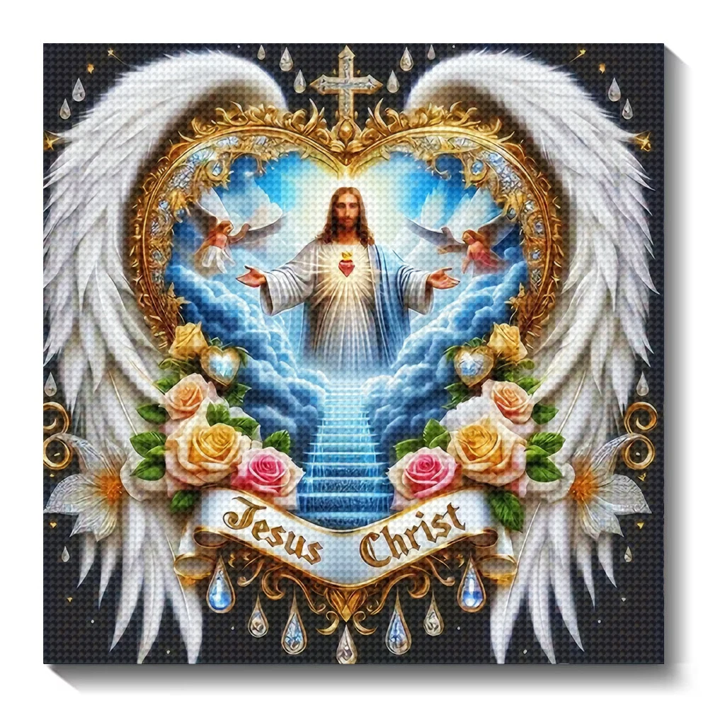 5D DIY Diamond Painting Portra - Embroidery Jesus avaliação e preço