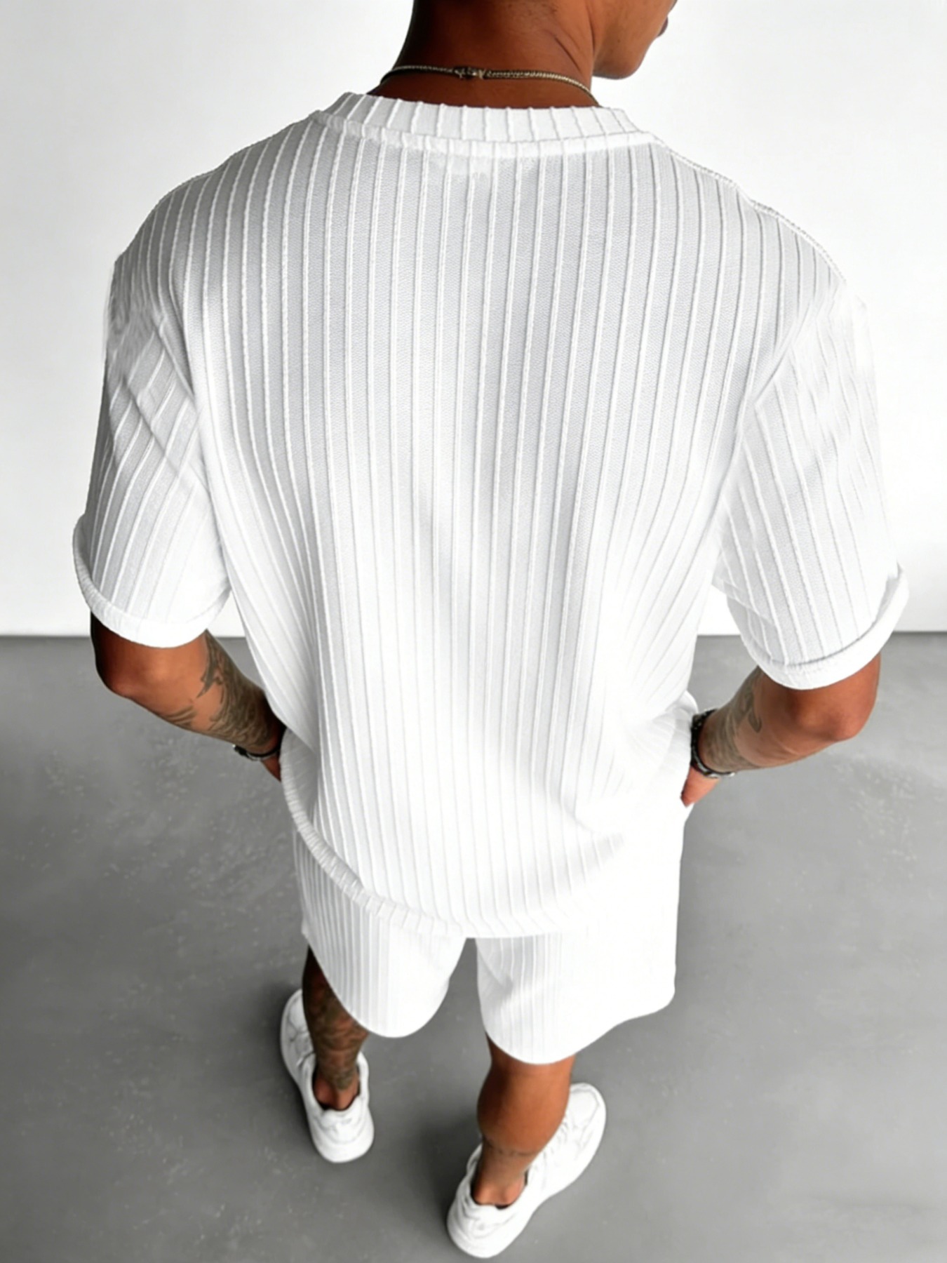 Men's Textured “Never Lose You - Embroidery Shirt avaliação e preço