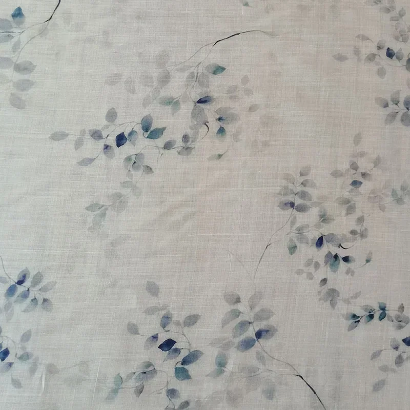 Customizable High Quality Rami - Linen Fabric Natural avaliação e preço
