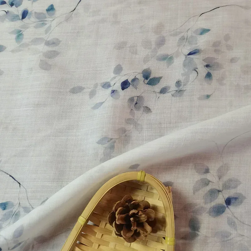 Customizable High Quality Rami - Linen Fabric Natural avaliação e preço