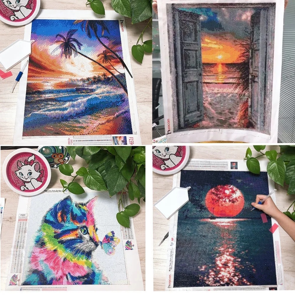 HUACAN DIY Diamond Painting My - Embroidery Cross Stitch Patterns avaliação e preço