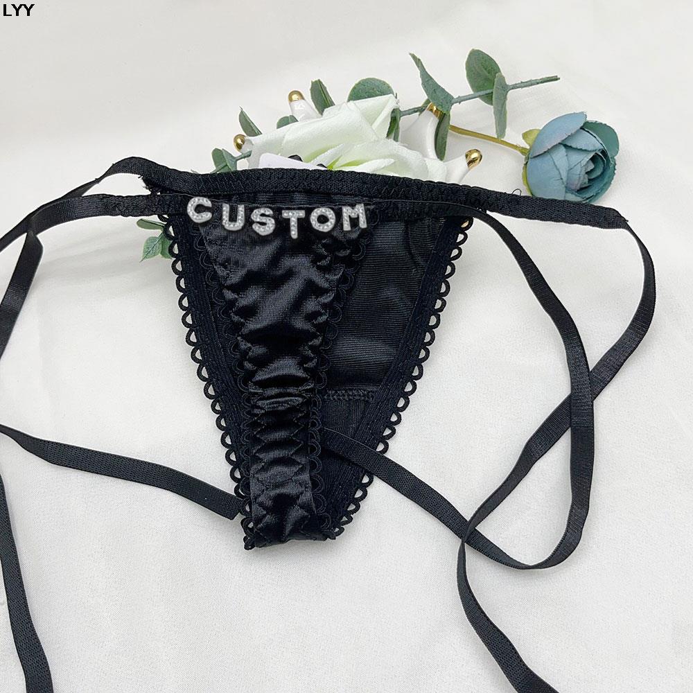 Custom Name Thongs Triangle Br - Embroidery Names avaliação e preço