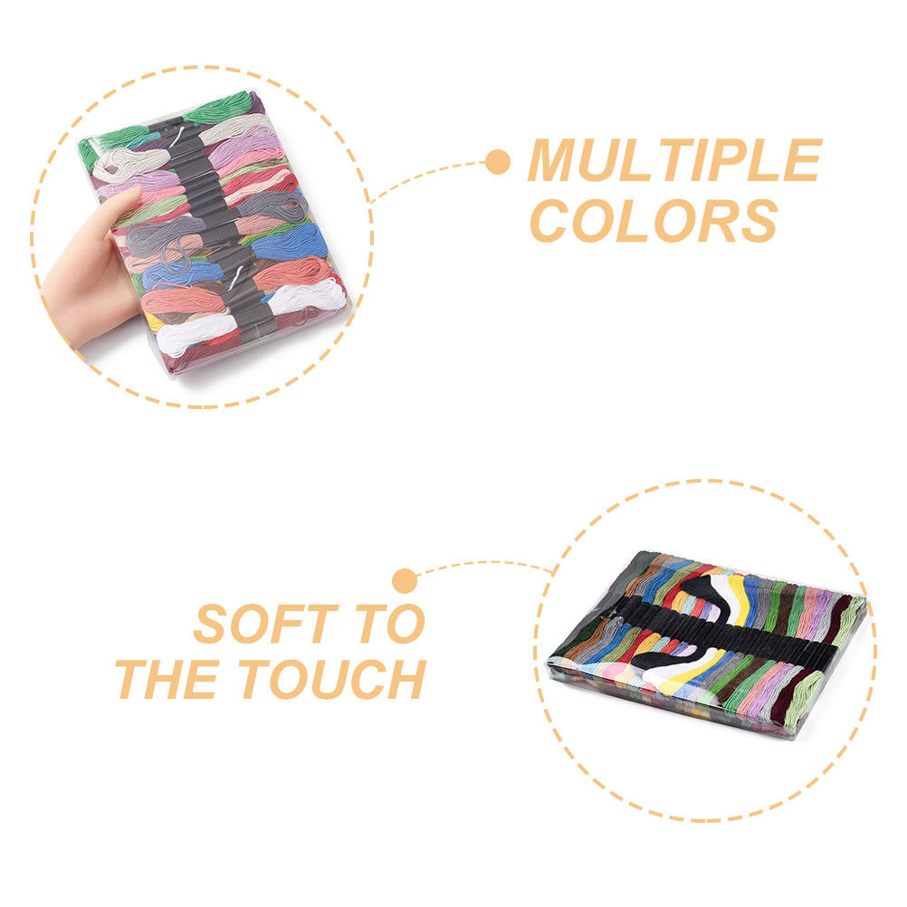 50 Bundles Cross Stitch Floss  - Embroidery Floss avaliação e preço