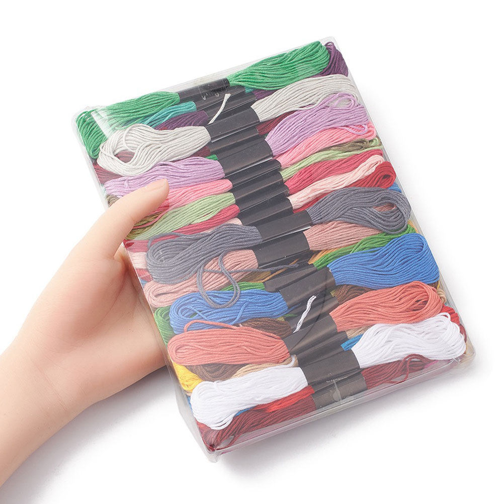 50 Bundles Cross Stitch Floss  - Embroidery Floss avaliação e preço