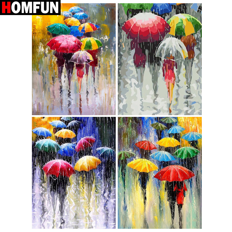 HOMFUN 5D Diamond Pattern Rhin - Embroidery Cross Stitch Patterns avaliação e preço