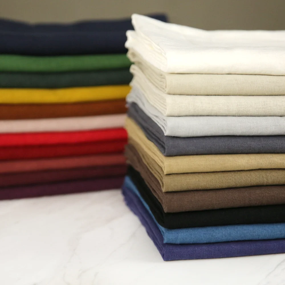 100% Pure Linen Natural fibers - Linen Fabric Natural avaliação e preço