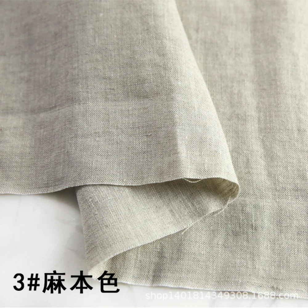 100% Pure Linen Natural fibers - Linen Fabric Natural avaliação e preço