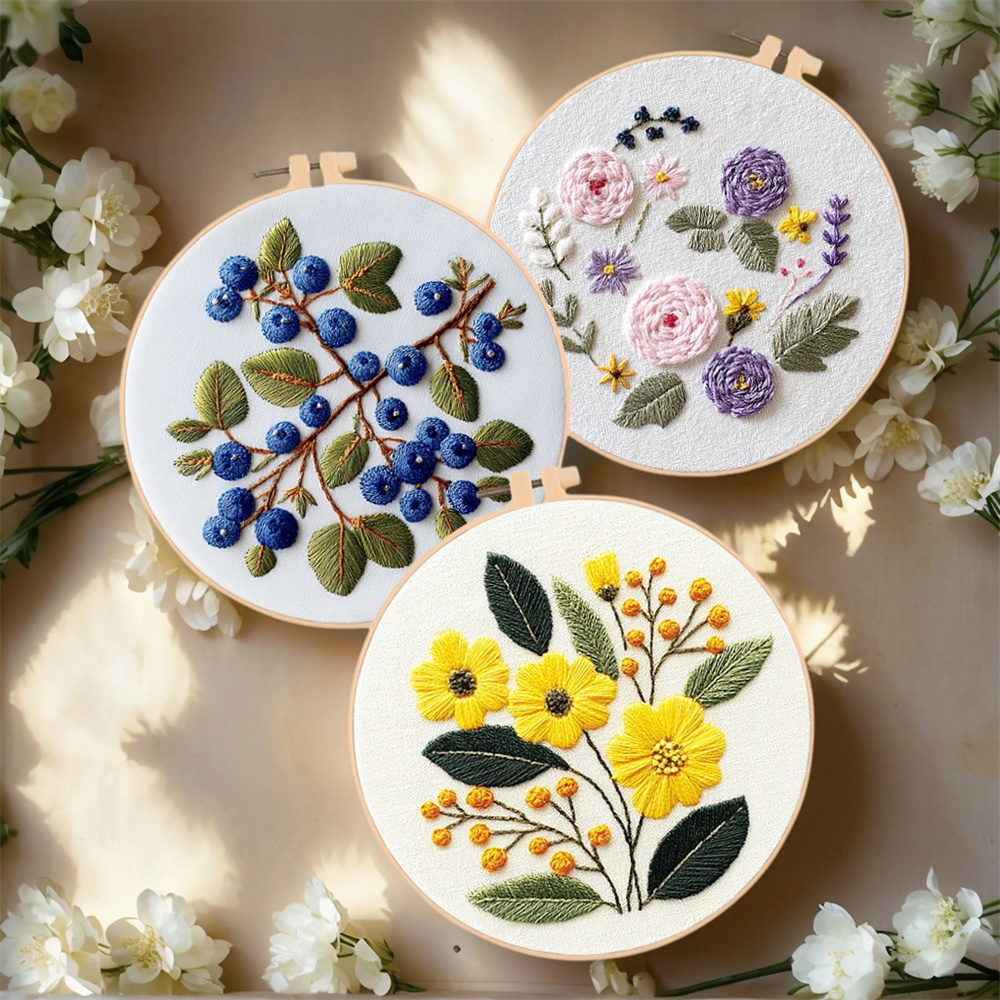MomoArt DIY Embroidery Kit Flo - Embroidery Daisy Flower avaliação e preço