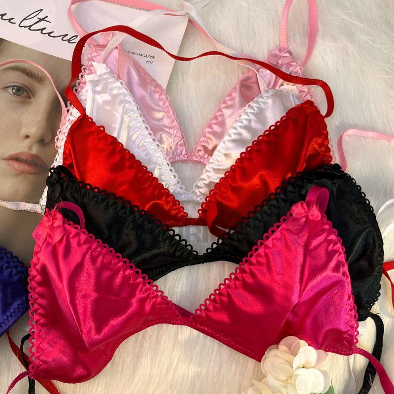 Custom Thongs Bra Sets Bikini  - Embroidery Names avaliação e preço