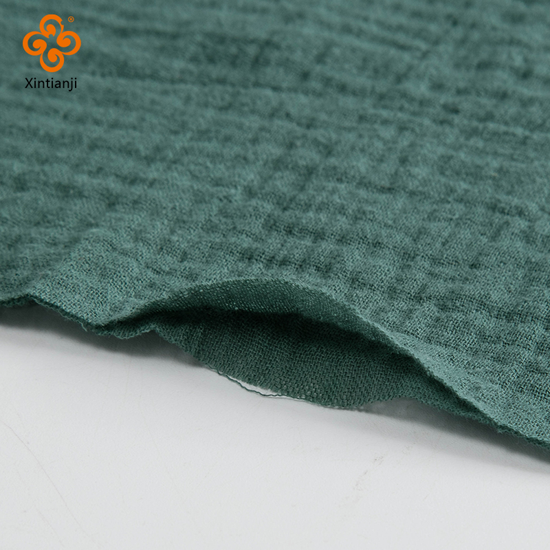 Double Layer Gauze Fabric 100% - Linen Fabric Natural avaliação e preço