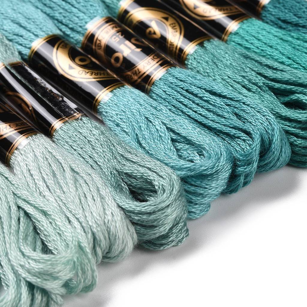 1Set 8 Skeins 0.5mm 6-Ply Poly - Embroidery Floss avaliação e preço