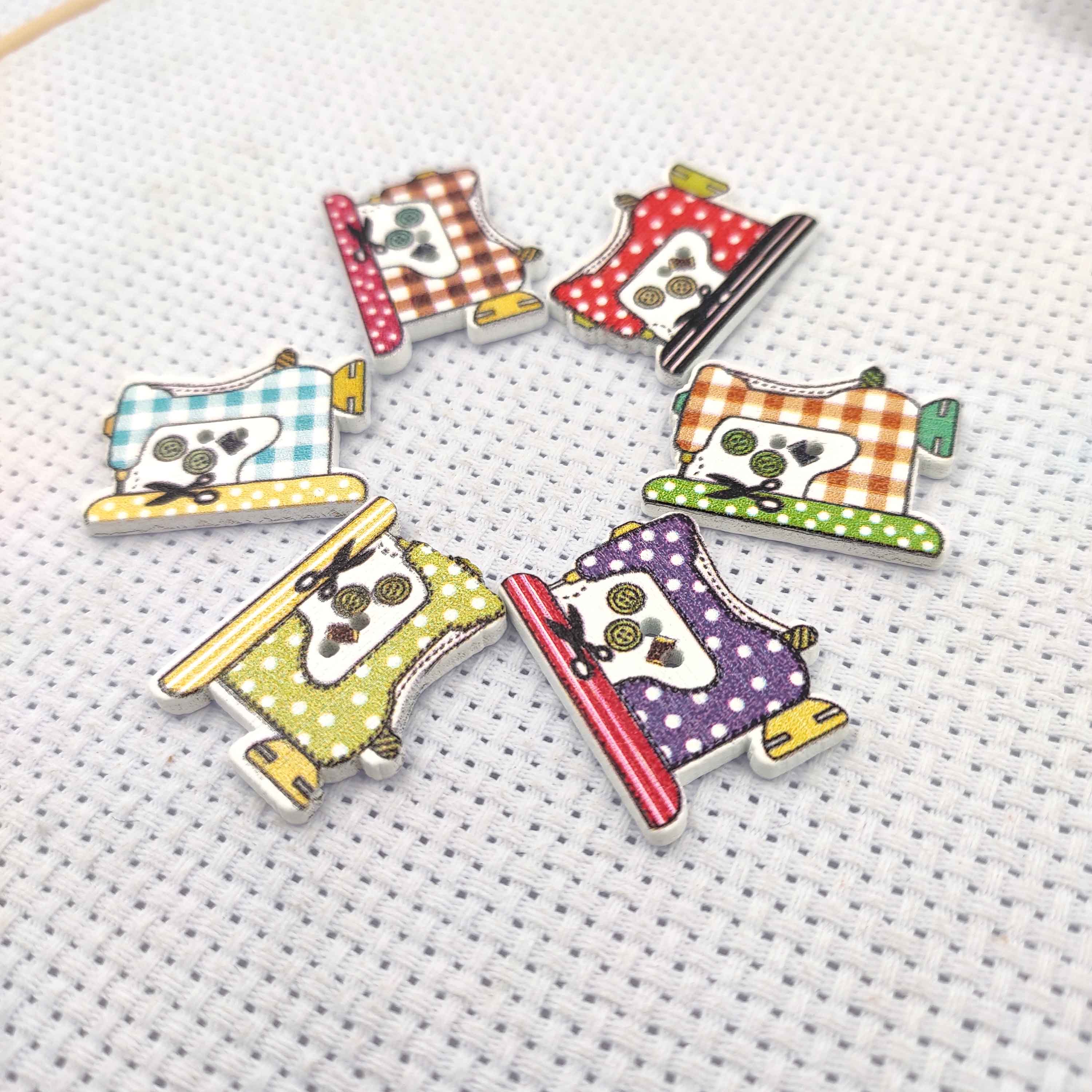 Needle Minders Wood Sewing Mac - Embroidery Cross Stitch Patterns avaliação e preço