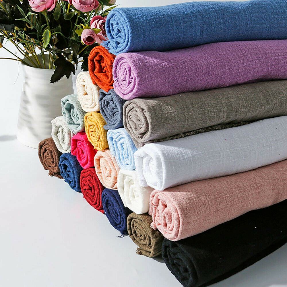 Colorful Thin Linen Cotton Cre - Linen Fabric Natural avaliação e preço