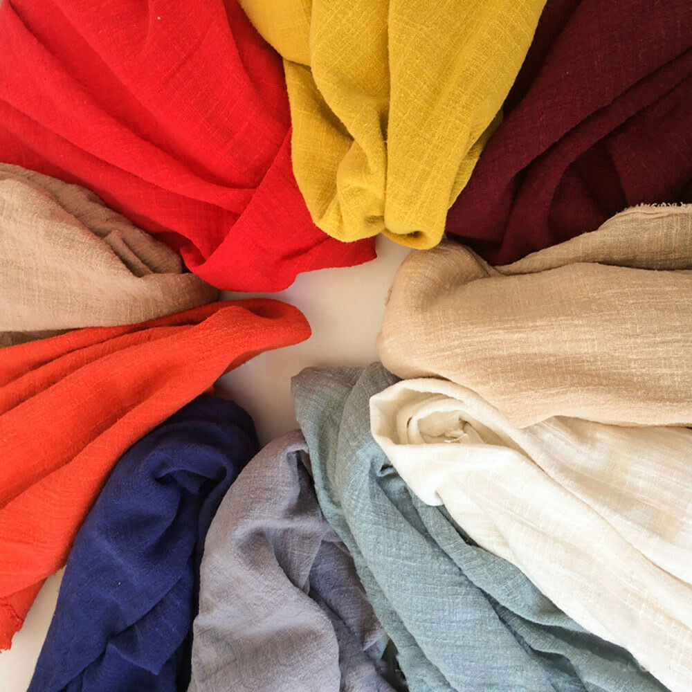 Colorful Thin Linen Cotton Cre - Linen Fabric Natural avaliação e preço