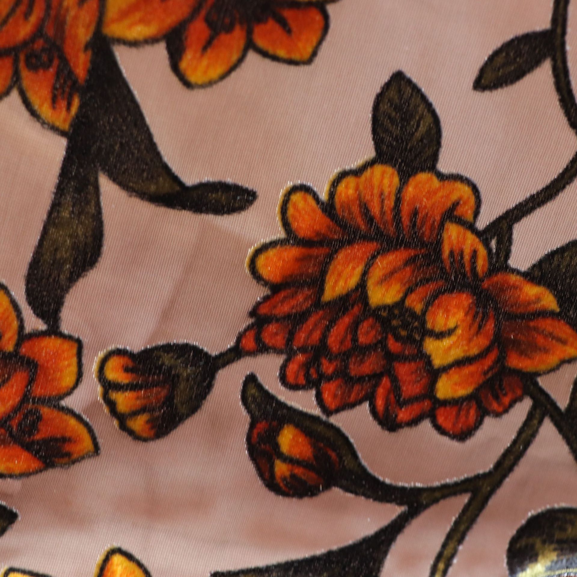 Woven Velvet Brocade Sticky Ve - Velvet Fabric Embroidery avaliação e preço